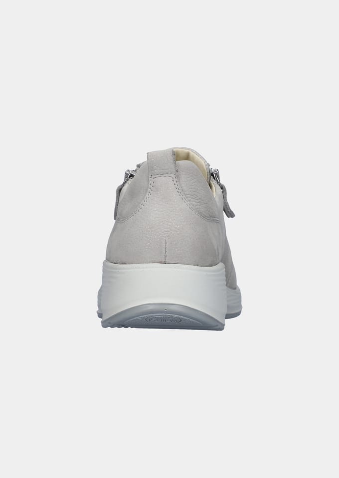 Sneakers met twee ritssluitingen - steengrijs - Gr. 6 van Goldner Fashion