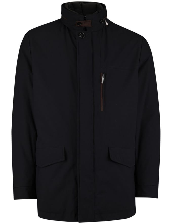 Bugatti winterjas donkerblauw