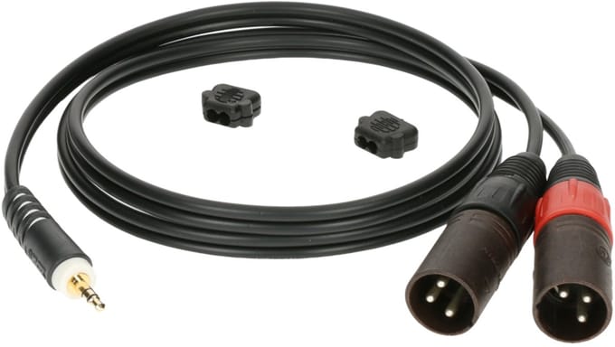 Klotz Adapterkabel, 2x XLR-m/3,5sym 2 m, AY9-0200, Minijack - Insert kabel