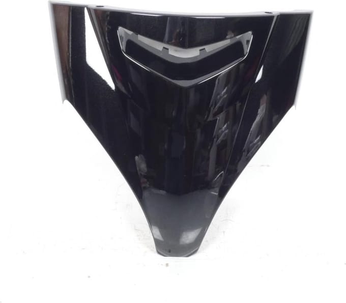 Voorbeenschild parelmoer zwart voor scooter MBK 125 Skycruiser 2005-2008 1B9-F8345-00