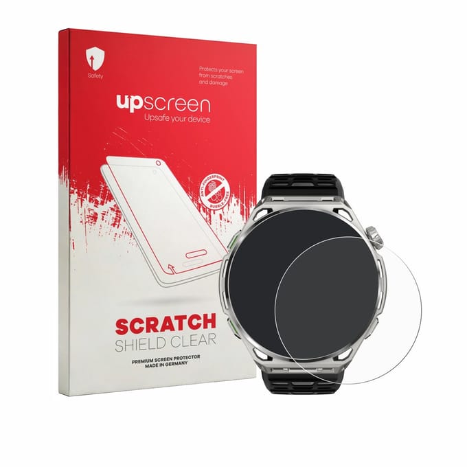 upscreen - Screenprotector voor Amazfit Balance 3 - Folie Beschermfolie transparant
