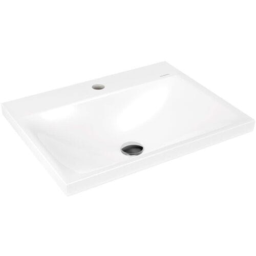 Kaldewei SILENIO countertop washbasin 3040 with 1 tap hole, 60 cm, without overflow 903906303001