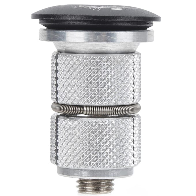 Fietsvork Balhoofd Lichtgewicht Aluminiumlegering Fiets Balhoofd Expander Plug met Stuurpen Deksel Schroef voor Mountainbike Racefiets gray