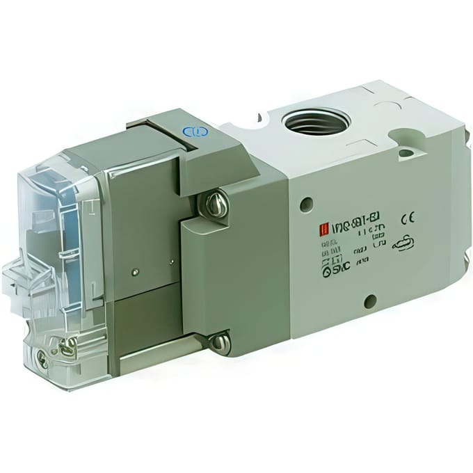 SMC 3/2-Weg In-Line Pneumatisch Magneetventiel G1/2'' - VP742-5YO1-04FA