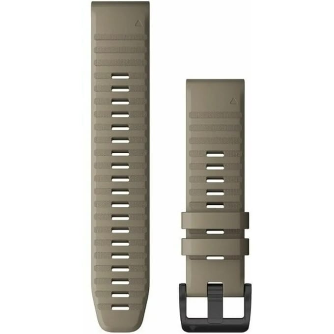 QuickFit siliconen polsband - 22mm - Donker Zandsteen