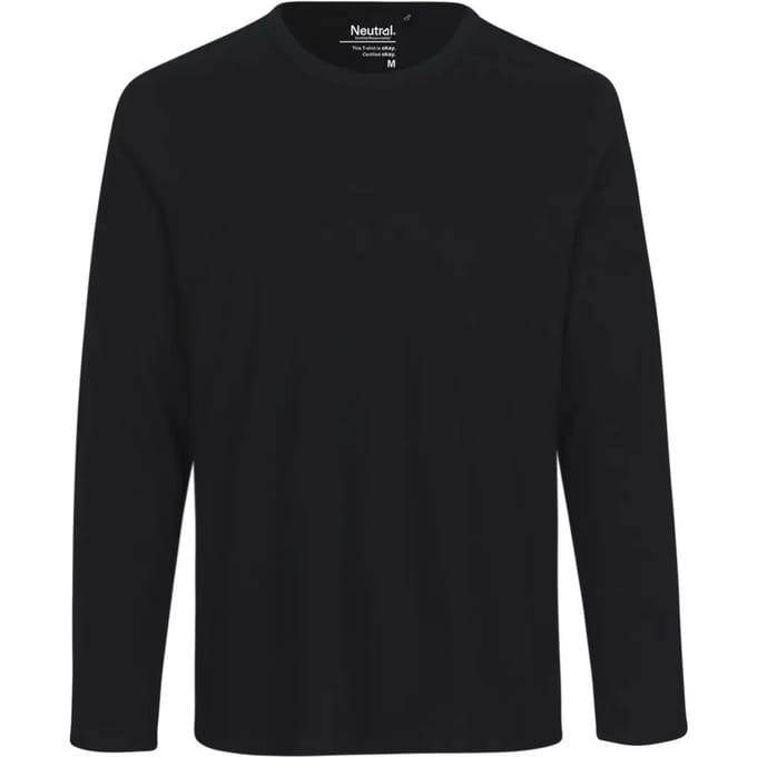 Neutral Men´s Long Sleeve T-Shirt NE61050 - Black - S