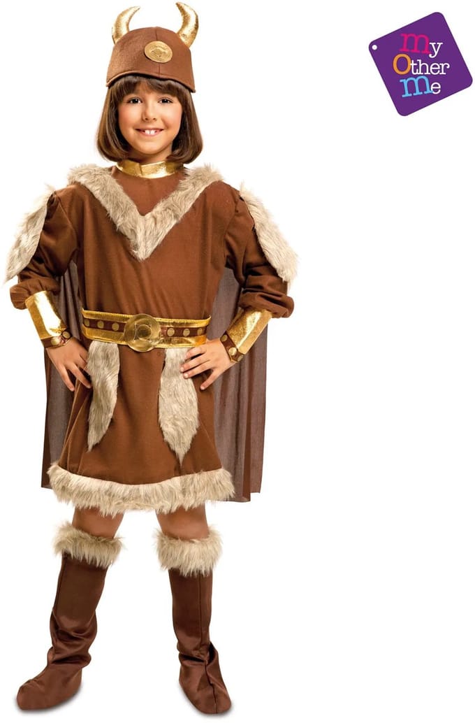 Viking Meisjes Kostuum Ingeborg - 5-6 jaar