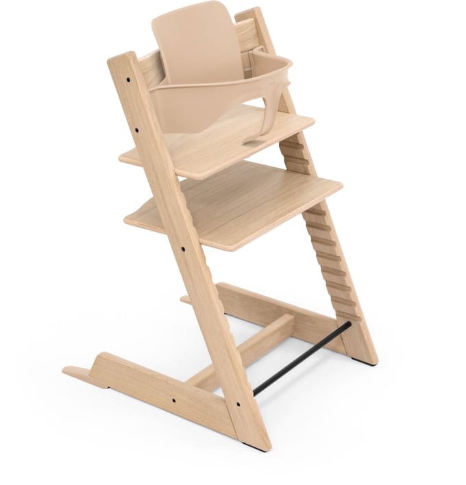 Stokke Bundel Tripp Trapp-kinderstoel Oak Natural + Babyset Natural