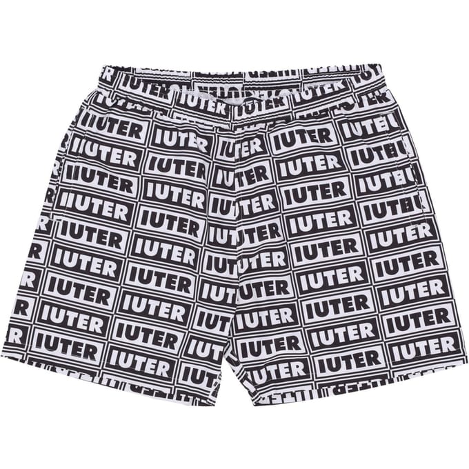 Panel Swim Trunk Zwemshort voor heren, wit
