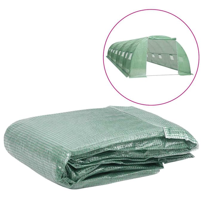 vidaXL - Kashoes - vervangend - (32 - m²) - 400x800x200 - cm - groen