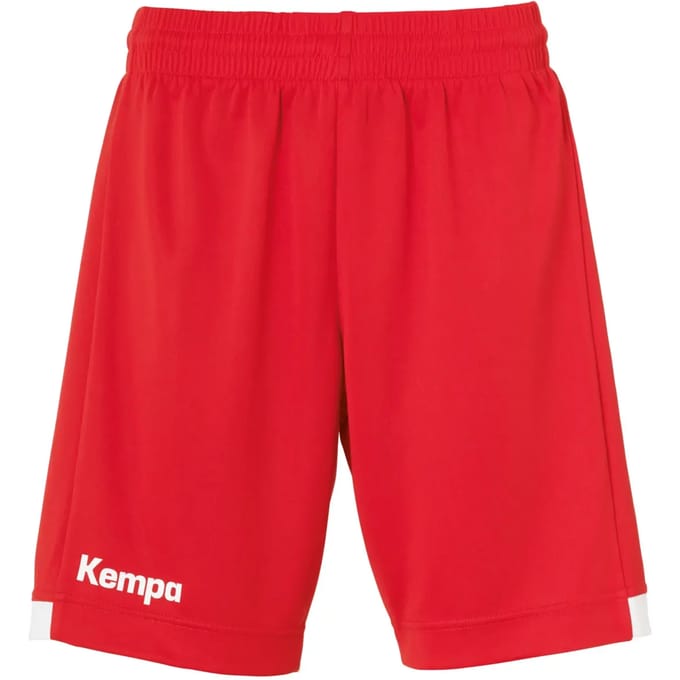 Kempa Player Long Shorts Dames Rood-Wit Maat L