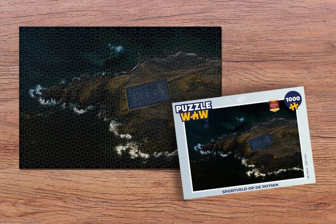 Puzzel Sportveld op de rotsen - Legpuzzel - Puzzel 1000 stukjes volwassenen