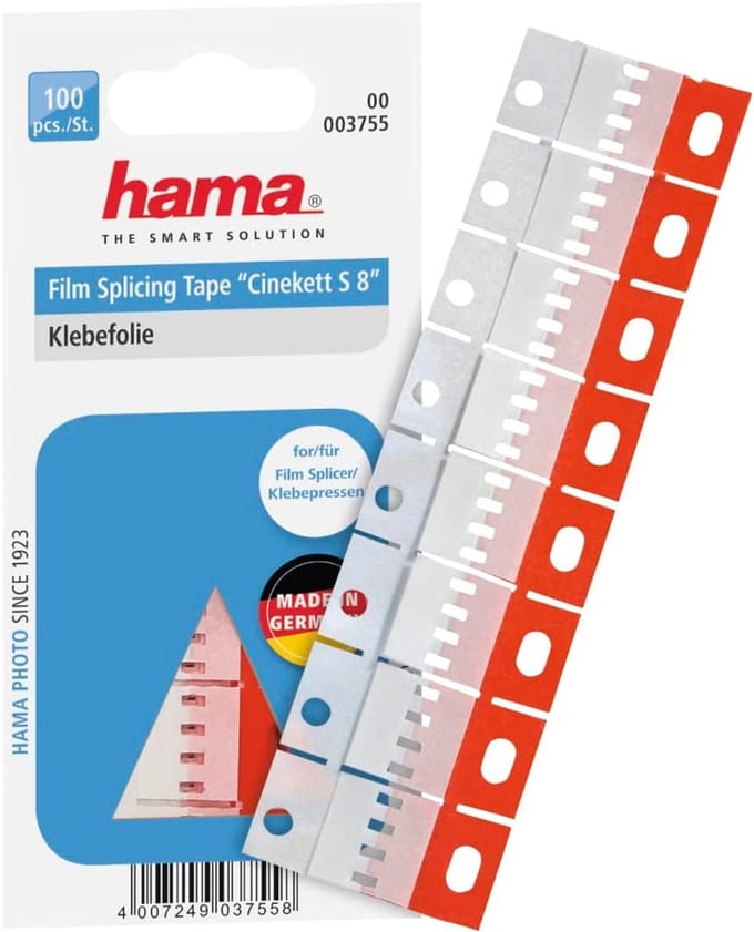 Plakfolie voor Super 8 Film Spoelen - Set van 100 Stuks