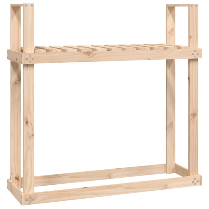 vidaXL - Haardhoutrek - 110x35x108,5 - cm - massief - grenenhout