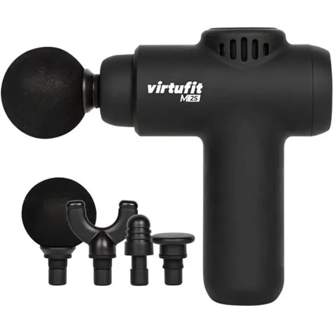 VirtuFit M2s Mini Massagegun – Massageapparaat - Inclusief 4 opzetstukken