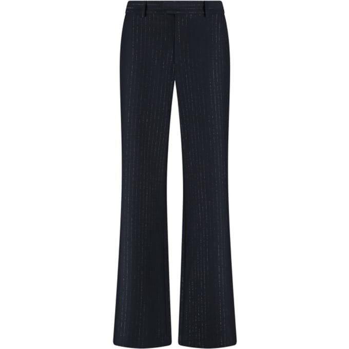 NUKUS New York Pants Stripe Broeken Dames - Donkerblauw - Maat L