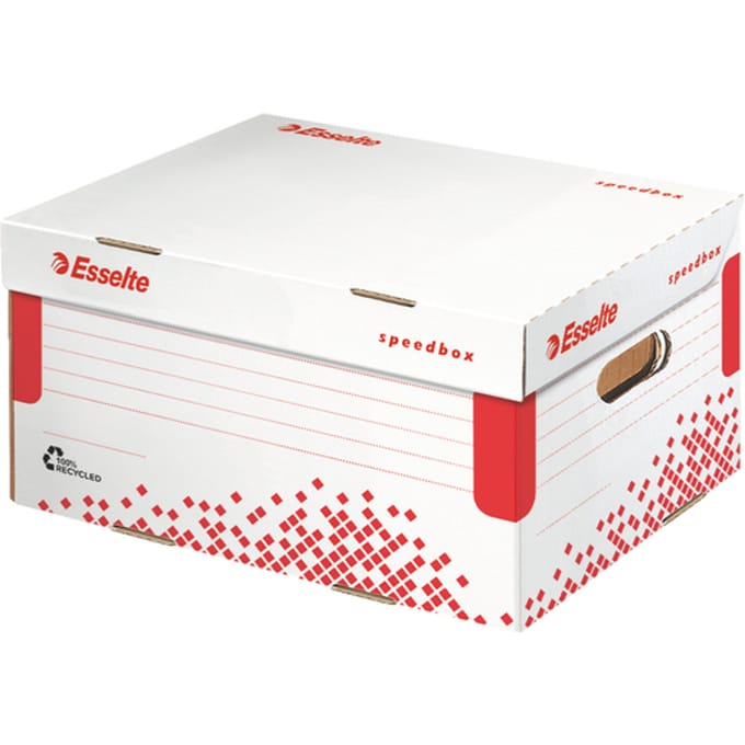 Opberg- en transportdoos Esselte Speedbox 355x193x252mm wit