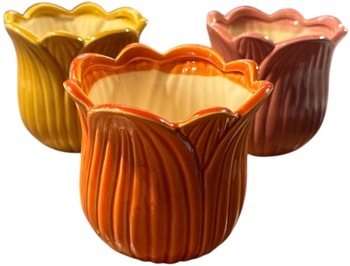 Bloempot tulp - Orange