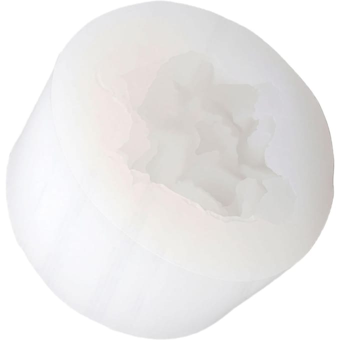 3D Hortensia Bloem Fondant Vorm Siliconen Bloemen Zeep Vorm voor Klei Chocolade Pudding Cupcake Taart Decoratie white