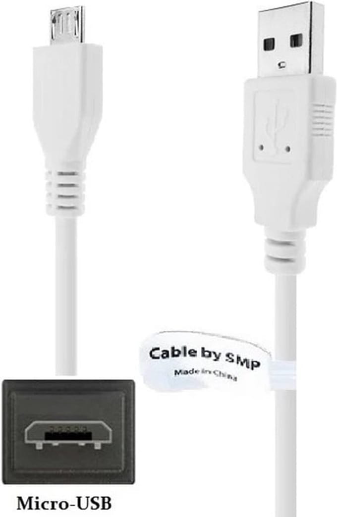 OneOne 2,2m Micro USB kabel. Extra sterke laadkabel. Stevig oplaadkabel snoer past op Samsung Galaxy tablets Active (T360), Tab E 8.0, Tab E9.6, Note 10.1 (N8000), Note 10.1 (P600), NotePro 12.2, Tab 3V