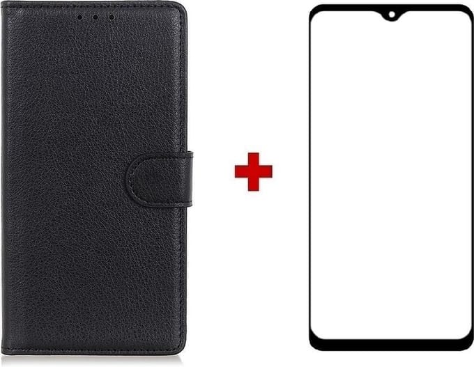 Telestore Telefoonhoesje - Book Case - Geschikt Voor Motorola Moto G9 Plus - Zwart