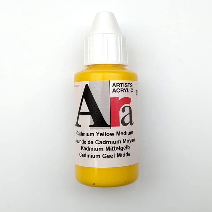 Acrylverf Ara 100ml - Cadmium Geel Middel - D13