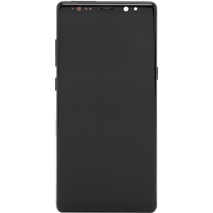 Remplacement d'écran pour Galaxy Note 8 Téléphone TFT LCD Digitizer Assemblage d'écran tactile avec cadre et black