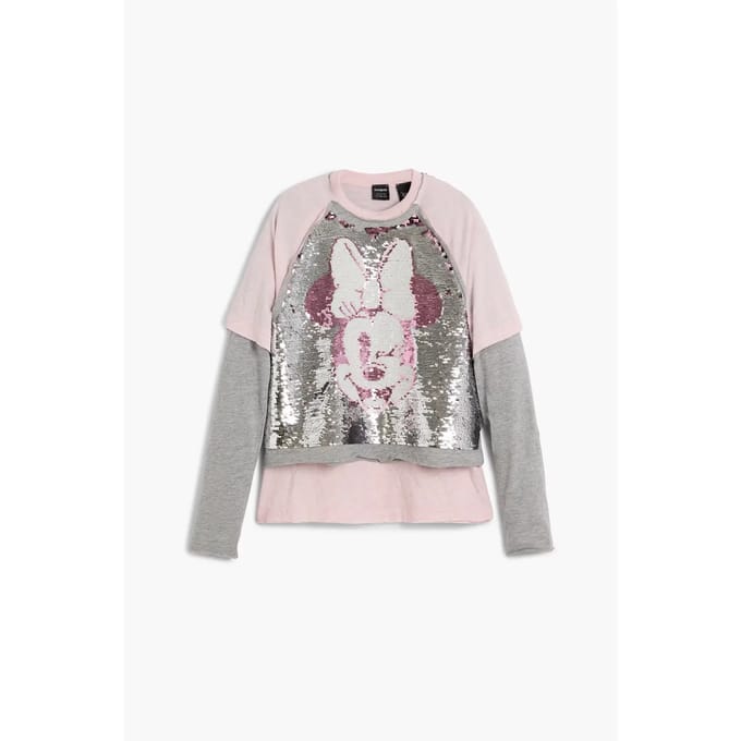 Meisjes-T-shirt Desigual Minnie Sequins