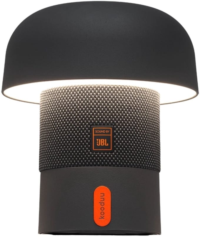Kooduu Sensa Play Mini - Draabare Speaker Lamp - Krachtig Geluid - Dimbaar Licht - Anthracite
