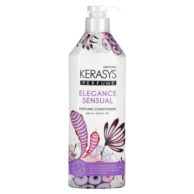 Kerasys, Elevance Sensual Perfume Conditioner, 20.3 fl oz (600 ml) white
