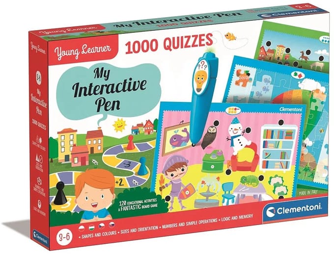 Clementoni Educatief Spel - Spelletje voor kinderen - Interactieve Pen - Education - 1000 stuks