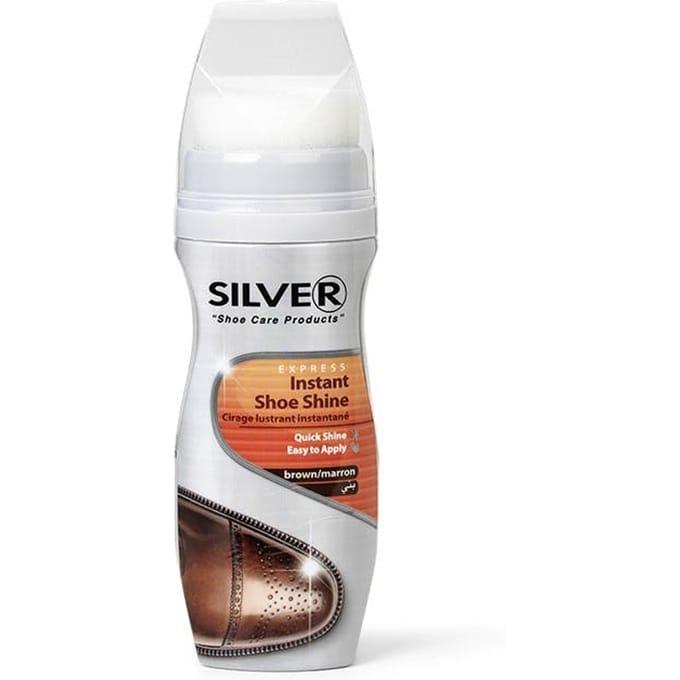 Silver Express Brown Instant Shoe Shine 75 ml