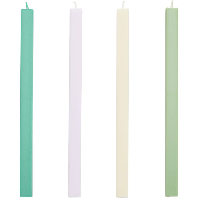 HAY Square Kaars set van 4 - pastel