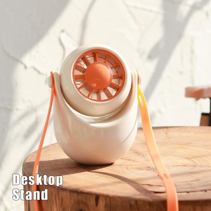 USB Handventilator Nekventilator Opladen Bureau Schuddende Kop Turbine Kleine Ventilator Bladeloos Buiten Cadeau Draagbare Koeler Koelventilatoren
