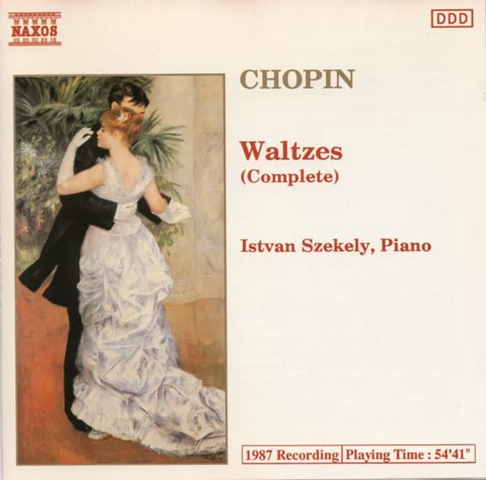 1-CD Chopin - WALTZES (complete) - ISTVAN SZEKELY (piano) (1988)