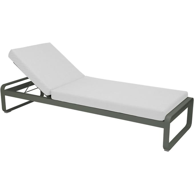 Fermob BELLEVIE Komfort - Ligbed - 48 rozemarijn - 81 witgrijs