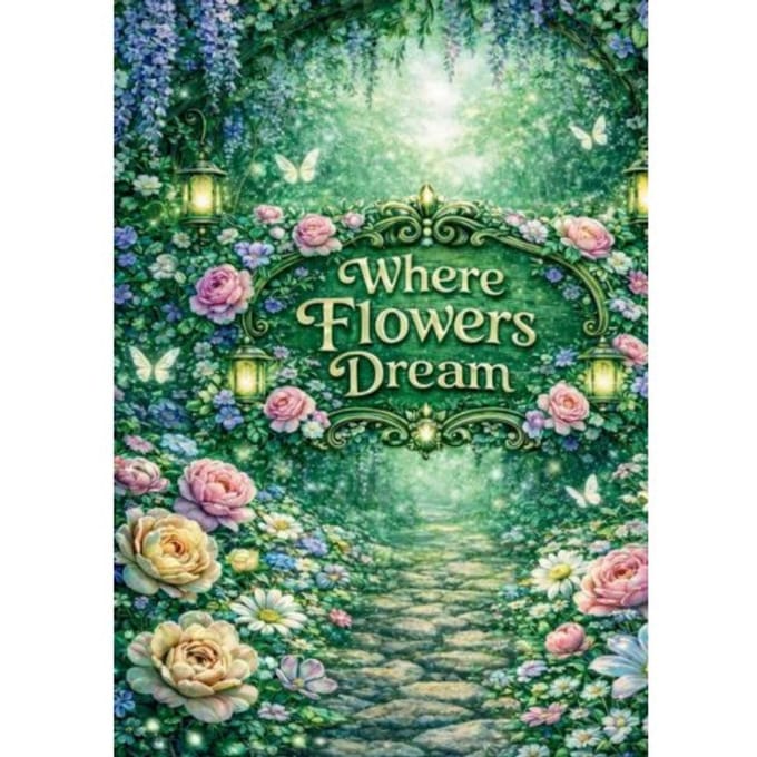 Where Flowers Dream - Mrds Coloring Books