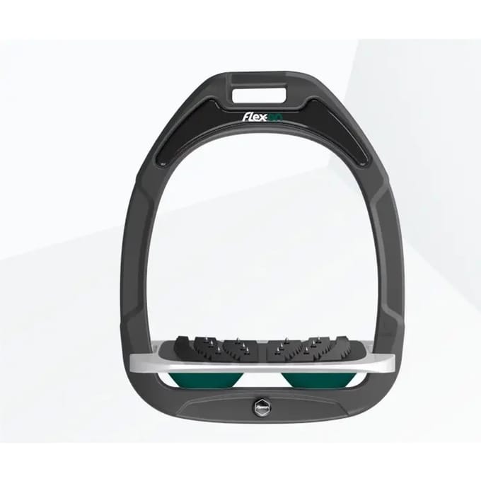 Inclinatie Ultragreep Harnachement Antraciet/Grijs/Groen Flex-On Green Composite