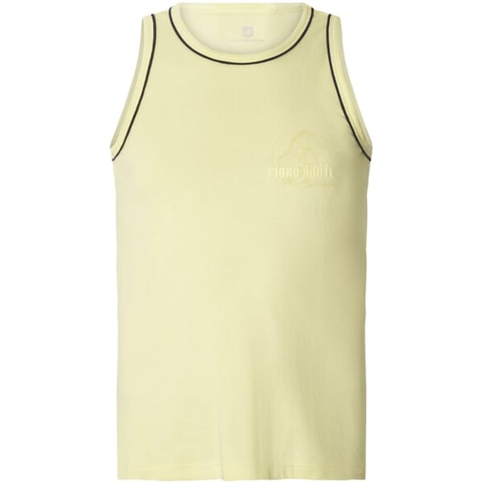 Jan Vanderstorm herren Tanktop - 56/58 - lichtgeel - Plus Size