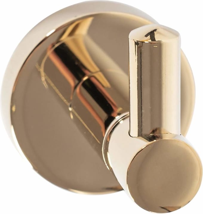REA Mist Handdoekhouder Wandmodel - 5 x 5.5 cm - Glans Goud