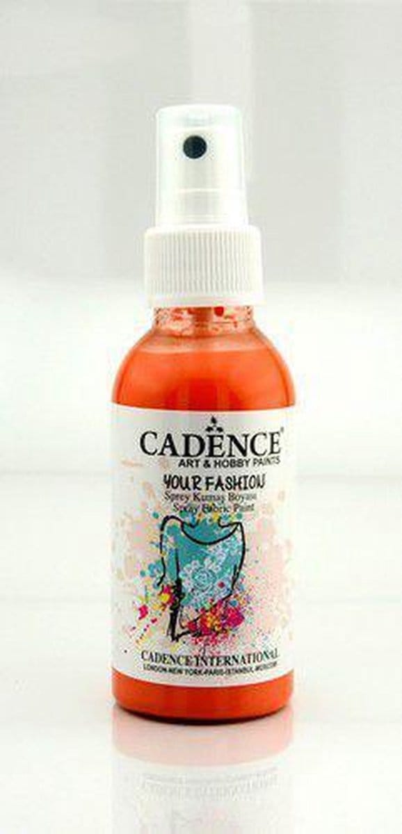 Cadence Fashion Spray Fabric Paint 100 ml Orange