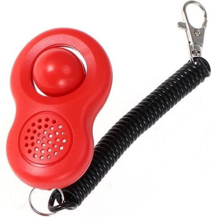 New Age Devi - Clicker - training voor huisdieren - Polsband elastische Clicker - Zwart