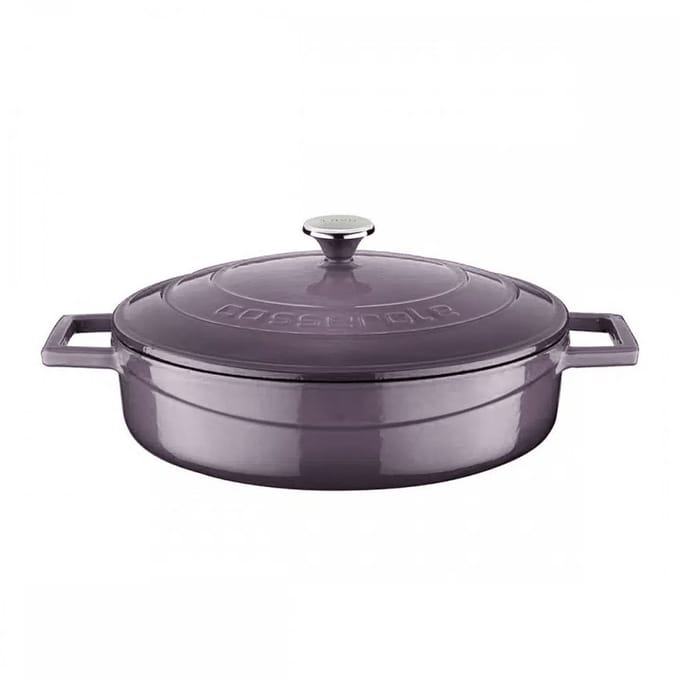 Lava Braadpan - 24 cm - 2.47 liter - Gietijzer - Paars