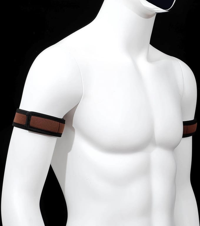 Banoch | Biceps neoprene Lindo Perrito marron - bruin - puppy play