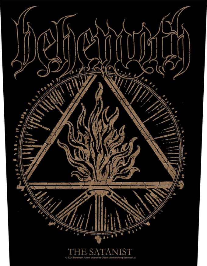 Behemoth - The Satanist Rugpatch - Zwart