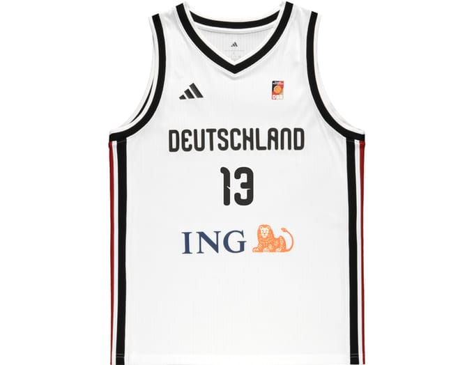 Adidas Dbb Duitsland Moritz Nr13 Shirt Home 2026 Kids Wit