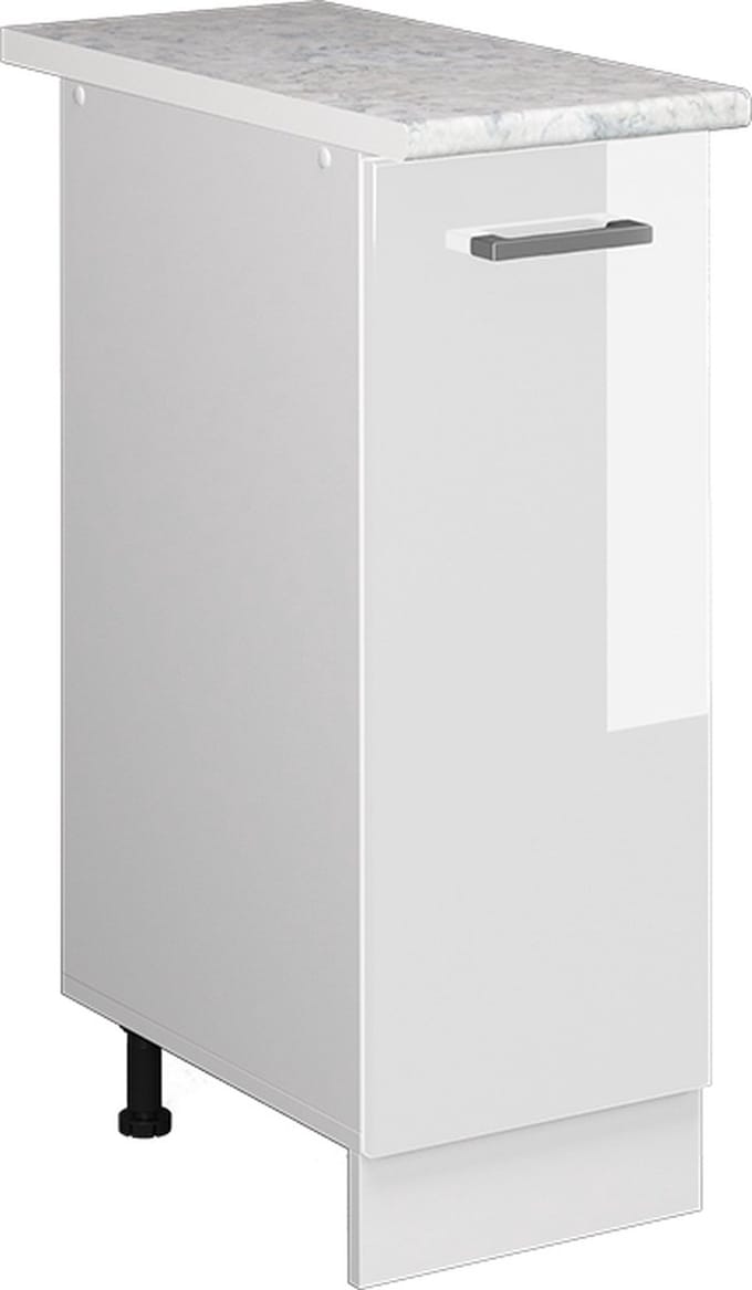 Vicco R-Line Apotheekkast – 30 cm, WB Marmer Wit Hoogglans