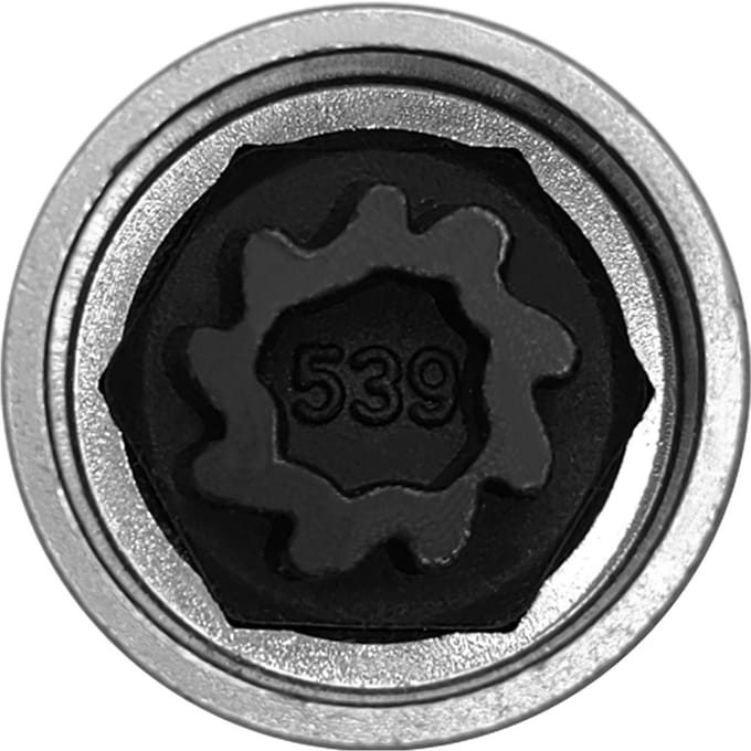Vervanging voor Volkswagen Security Master Locking Wheel Nut Key Anti-diefstal Schroefdop zilver