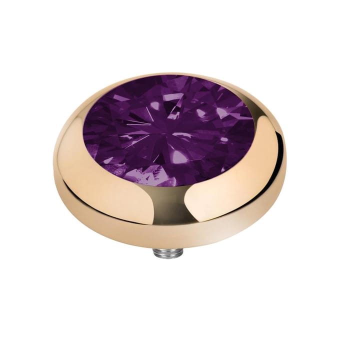 MelanO Stainless Steel Ring Set Turquoise/Amethyst