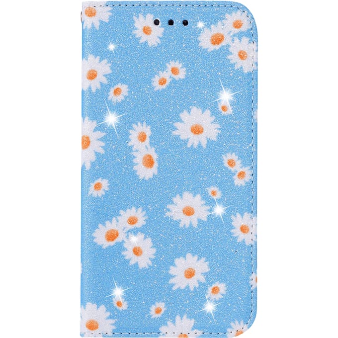 Comfycase Samsung Galaxy S20 Daisy Hoesje Blauw